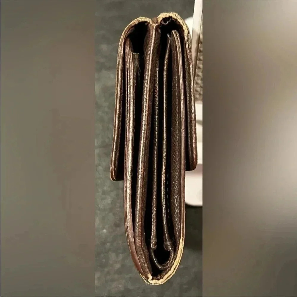 Louis Vuitton damier ebene Elise monogram wallet. - Picture 4 of 14